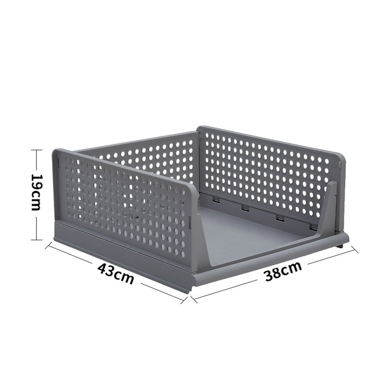 Lifeideas Folding Wardrobe Storage Box Drawer Organizer