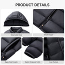 Lightweight Hooded Padded Jacket - Grey