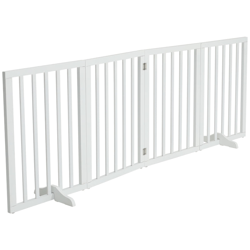 KidKid Wooden Foldable Freestanding 4 Panel Pet Gate