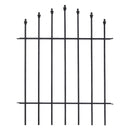 Breeins 5Pcs Outdoor Metal Garden Fences