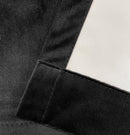 Luxury Enhanced Living Black Velvet, Supersoft, 100% out, Thermal Pair of Curtains with Eyelet Top