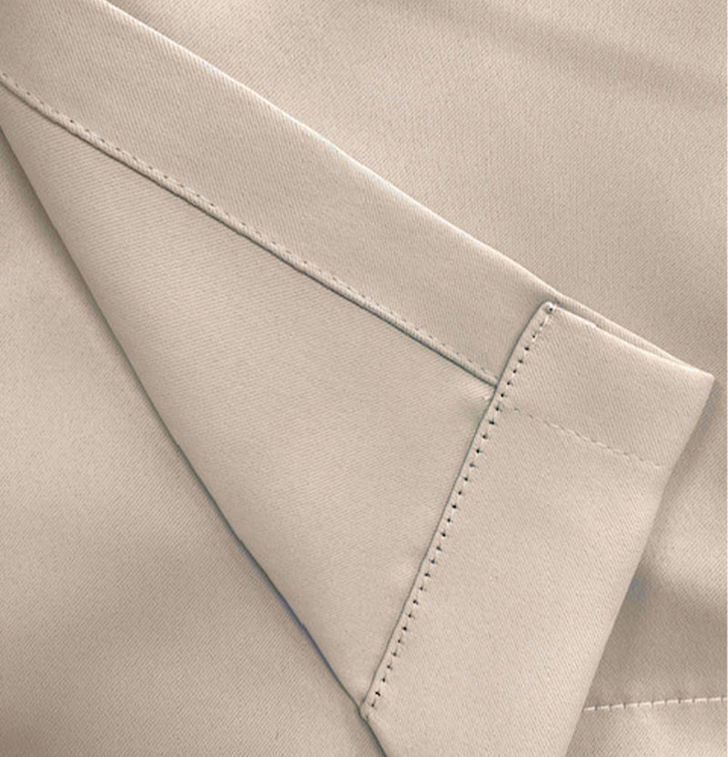 Enhanced Living Nightfall Plain Supersoft Navy Thermal Blockout Single Eyelet Door Curtain