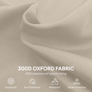 Outsunny Deluxe Large Garden Waterproof Parasol Cover Outdoor Furniture Patio Market Banana Umbrella Cantilever Protector Rain Dust Protective w/Zip (?56 x 220H (cm))