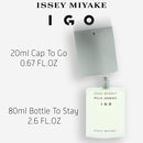 Issey Miyake L'eau D'issey Pour Homme IGO Eau De Toilette 80ml Bottle + 20ml Cap To Go