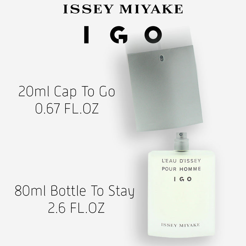 Issey Miyake L'eau D'issey Pour Homme IGO Eau De Toilette 80ml Bottle + 20ml Cap To Go