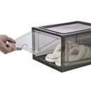 Lifeideas 6Pcs Magnetic Shoe Storage Box Dispaly Case