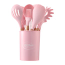 Livingandhome 11-piece Silicone Kitchen Utensil Set for Nonstick Cookware