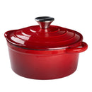Breeins Enameled Cast Iron Dutch Oven Pot With Lid