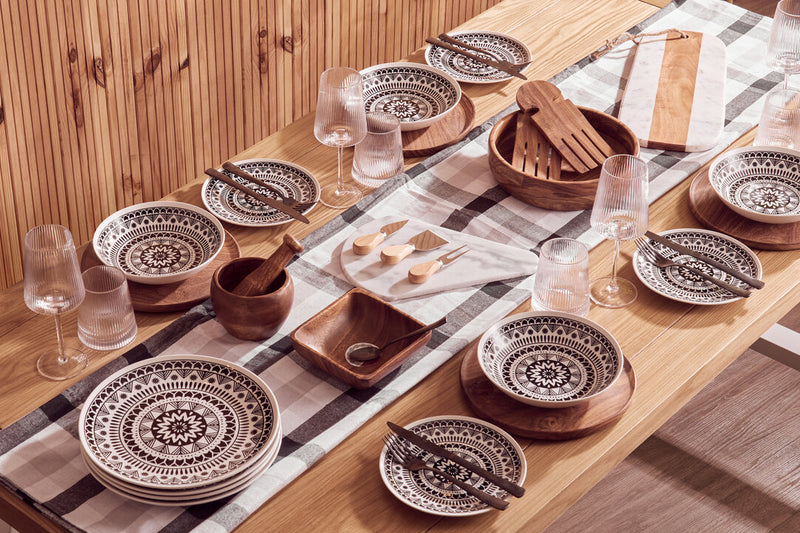 Eldon Set of Four Ribbed Wine Glasses