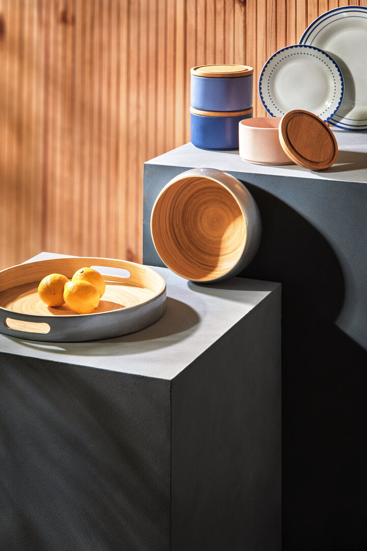 Avie  Saturn 12 Piece Blue Dinner Set