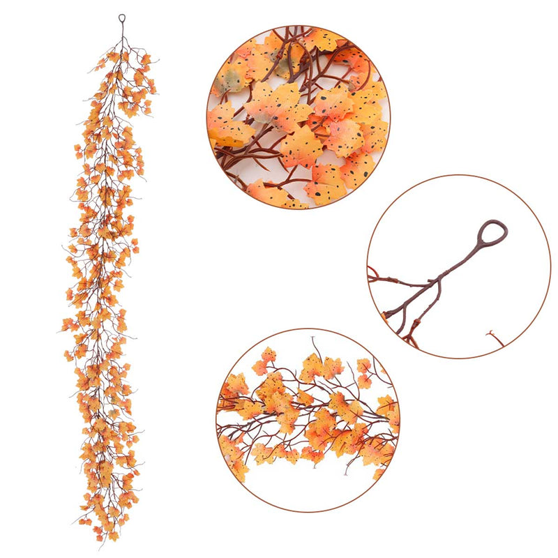 Autumn Artificial Maple Leaf Garland Home Decoration