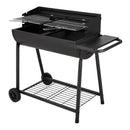 Outdoor Garden Charcoal Grill with Wheels