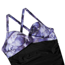 Womens Cut-Out Swimsuit with Cross Straps
