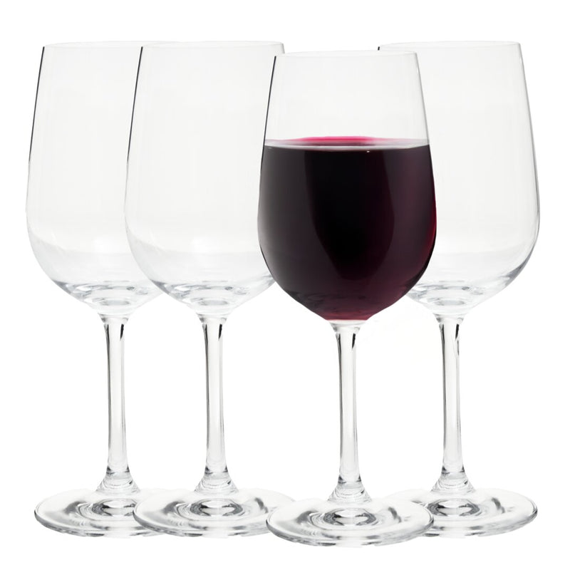 Ada Set of Four Crystal Wine Glasses