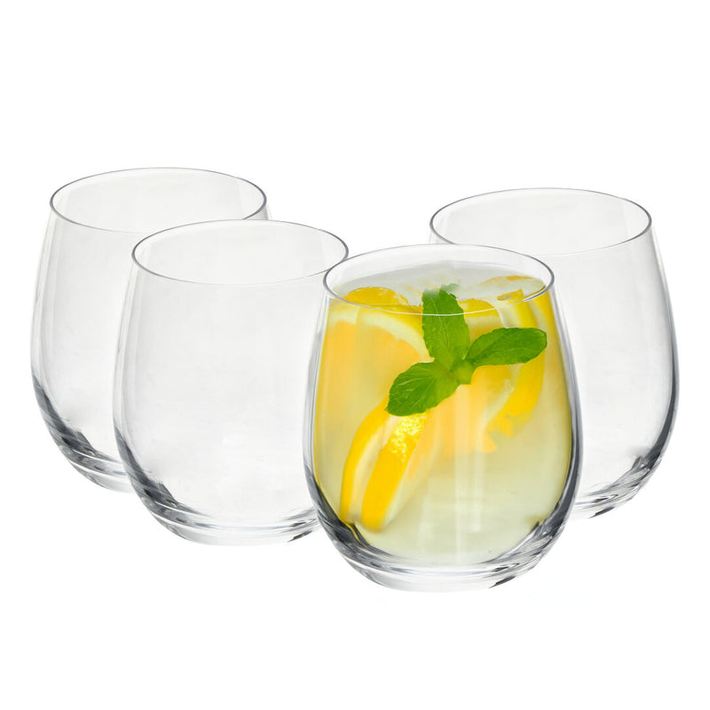 Ada Set Of 4 Small Crystal Tumblers