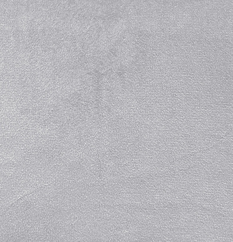 Luxury Enhanced Living Grey Velvet, Supersoft, 100% Blackout, Thermal Pair of Curtains with Eyelet Top