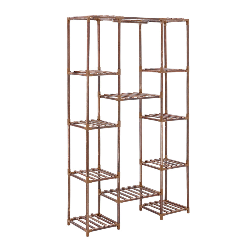 Breeins Multi Tier Wooden Plant Display Rack