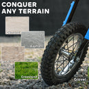 AIYAPLAY 24V Battery Powered Ride On Motorcycle with Rear Suspension