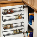 Lifeideas Wall Mount Metal Wire Spice Rack Set of 4