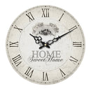 Home Sweet Home Wall Clock 34cm