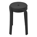 Livingandhome 10 Pack Stackable Plastic Round Stools