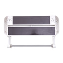 Lifeideas 2PCS Magnetic Fridge Storage Shelf with Hooks