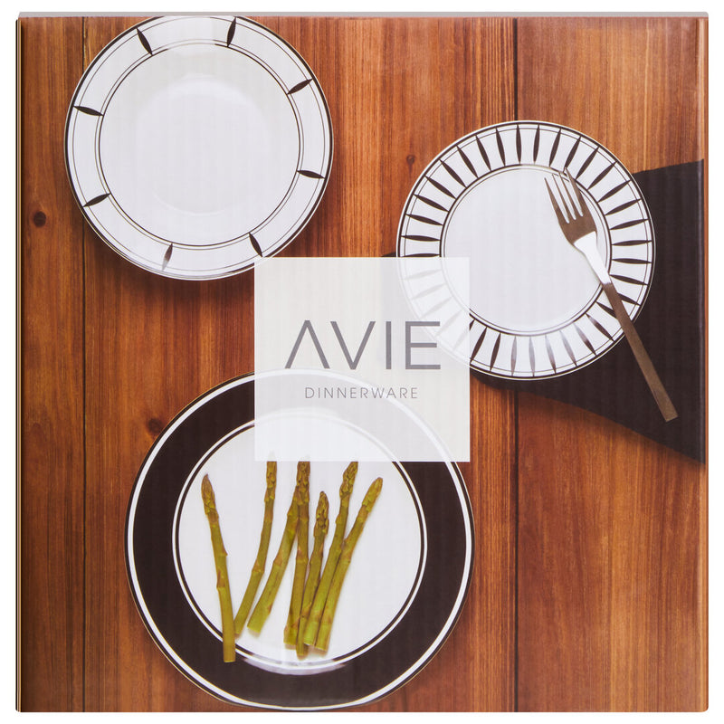 Avie 12 Piece Solar Dinner Set