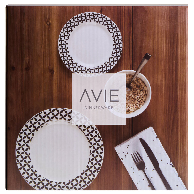 Avie 12 Piece Windmill Dinner Set