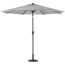 3M Large Rotating Patio Parasol for Outdoor Sunshade and Rain
