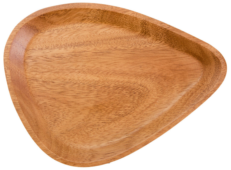 Kora Acacia Medium Curved Triangular Serving Dish
