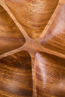 Kora Acacia Five Section Flower Serving Dish