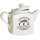 Vintage Home Big Cream Square Teapot