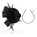 Black Vintage Fashion Fascinator