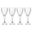 Beaufort Crystal Wine Glasses Set Of Four