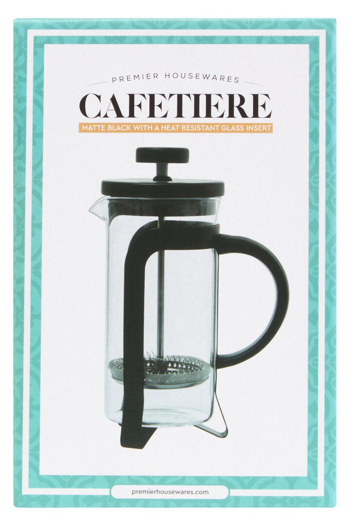Akeala Matte Black Cafetiere 350 ml