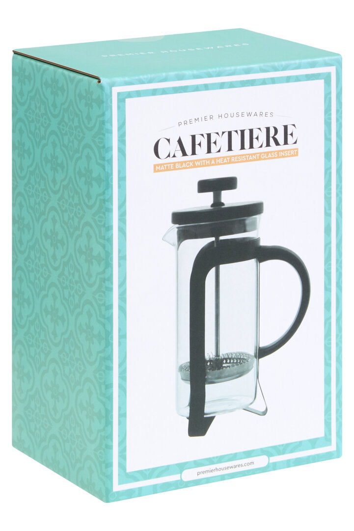Akeala Matte Black Cafetiere 350 ml