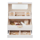 Sheonly Lockable Jewellery Storage Box with Drawer