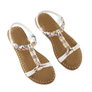Pair Of Casual Bohemian Open-Toe Sandals