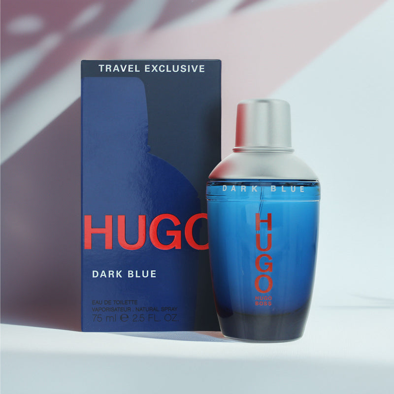 Hugo Boss Dark Blue 75ml Eau De Toilette Mens Fragrance Spray Gift For