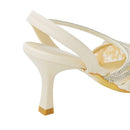 Elegant Slingback Kitten Heels