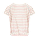 Tru Ladies Bubble Hem Top - Pink