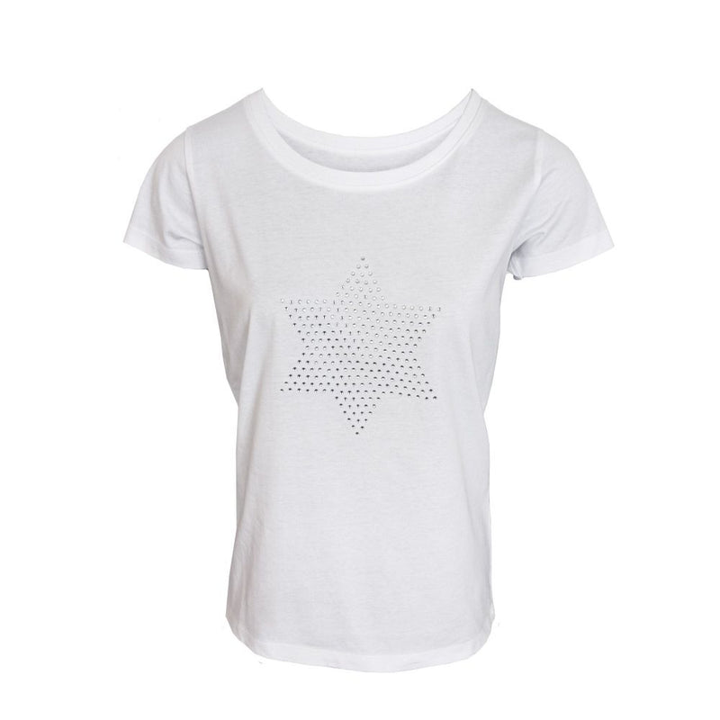 Tru Ladies Star T Shirt - White