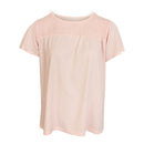 Tru Ladies Butterfly Sleeve Shirred Top - Pink