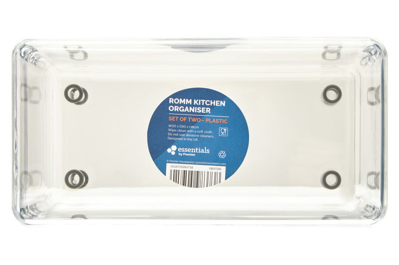 Romm Large Set Of Two Pantry or Fridge Organisers