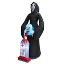 Lifeideas 8.9ft Halloween Inflatable Grim Reaper with LED Lights