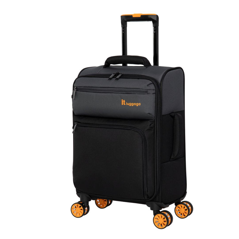 It Luggage Suitcase Megalite Duo-Tone 8 Wheel Eva Luggage - Pewter & Black