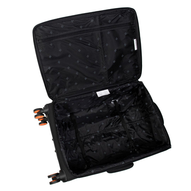 It Luggage Duo-Tone Pewter & Black 8 Wheel Suitcase