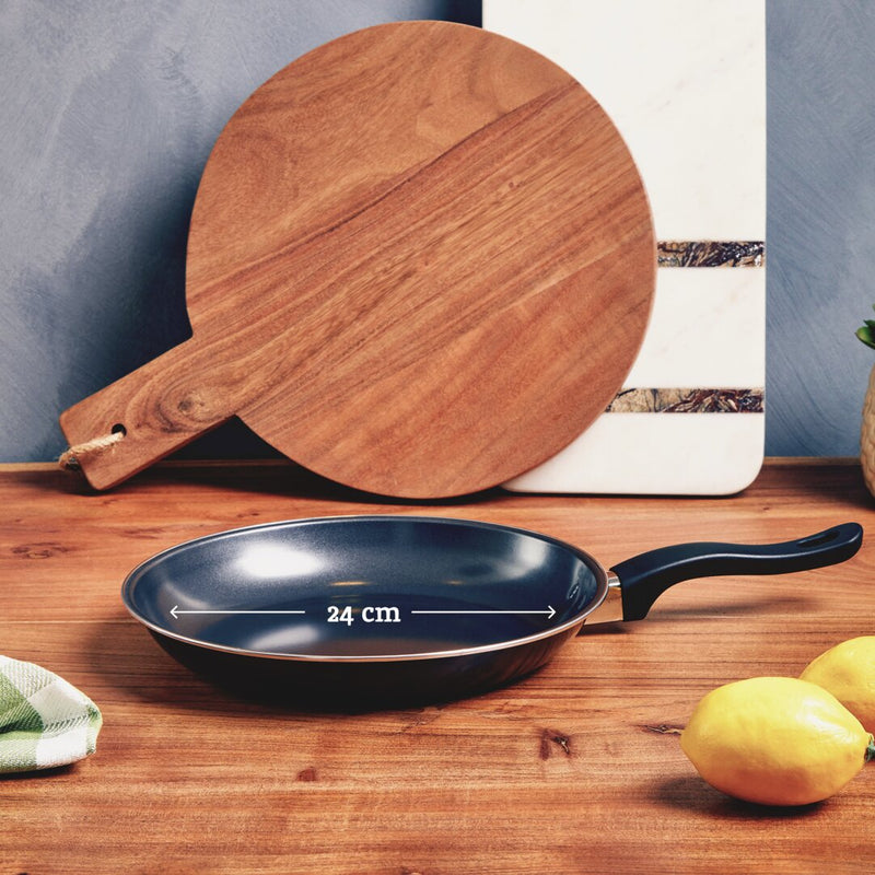 Viggo 24cm Black Frying Pan