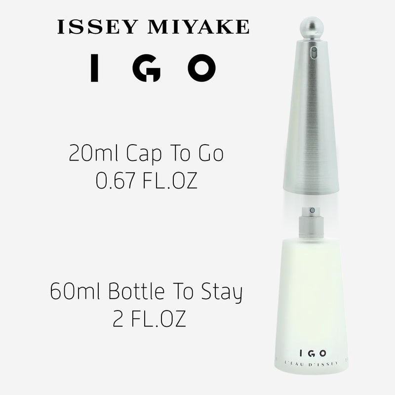 Issey Miyake L'eau D'issey IGO Eau De Toilette 60ml Bottle + 20ml Cap To Go