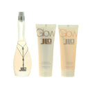 Jennifer Lopez Glow Eau De Toilette 3 Piece Gift Set: Eau De Toilette 50ml - Body Lotion 75ml - Shower Gel 75ml